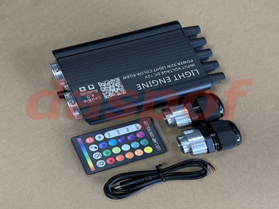 12v 16w * 2 Rgbw Мобильное Приложение Белая Стреляющая Звезда Светодиодный Световой Двигатель Для Автомобиля